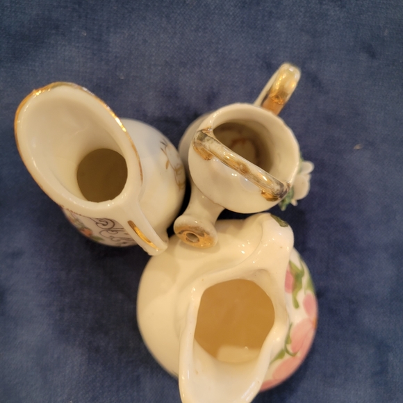 Trio of Pretty Floral Items ~ Cash Family Pottery ~ Enesco ~ Japan ~ MCM - Picture 16 of 16